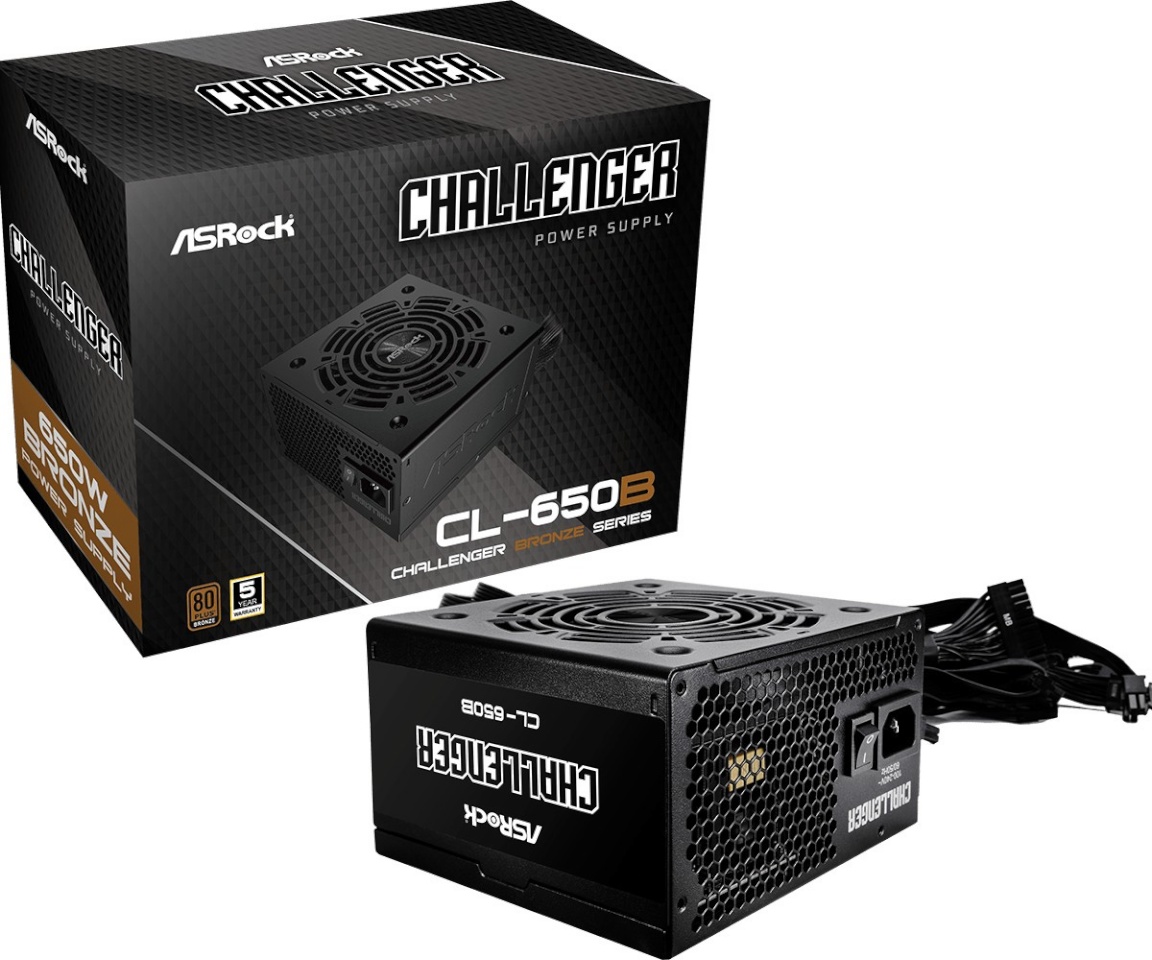 ASRock toiteplokk Power supply CL-650B 650W 80PLUS BRONZE