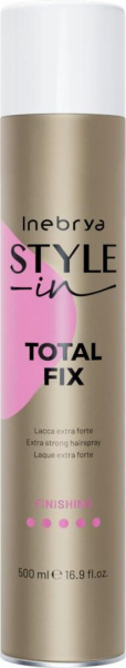 Inebrya juukselakk Style-In Total Fix 750ml, unisex