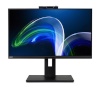 Acer monitor B8 Series Monitor B248YBEMIQPRCUZX 23.8", IPS, Full HD, 1920 x 1080, 16:9, 4 ms, 250 cd/m², must, 75 Hz, HDMI ports quantity 1