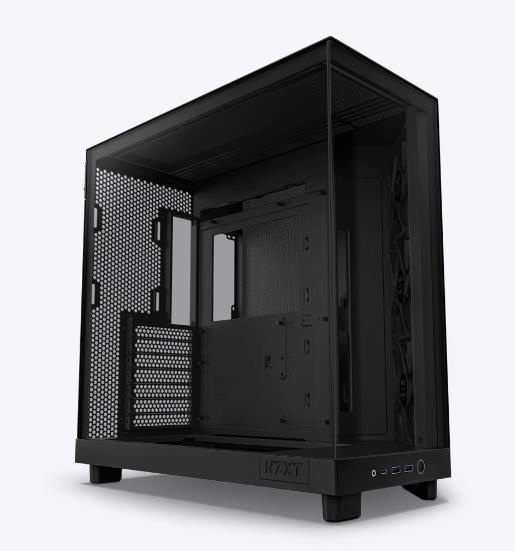 NZXT korpus H6 Flow (must, Tempered Glass)
