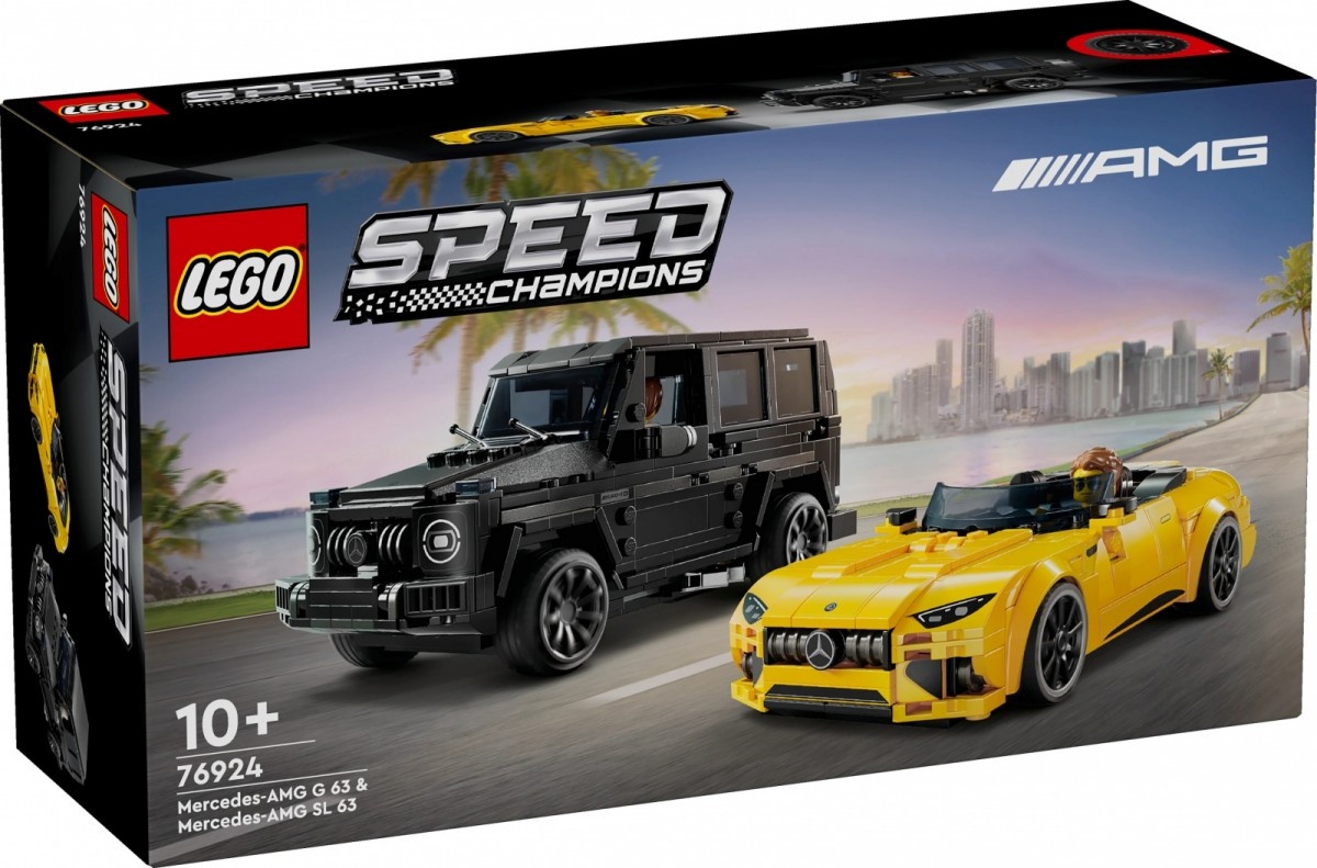 Lego klotsid Blocks Speed Champions 76924 Mercedes-AMG G 63 and Mercedes-AMG SL 63