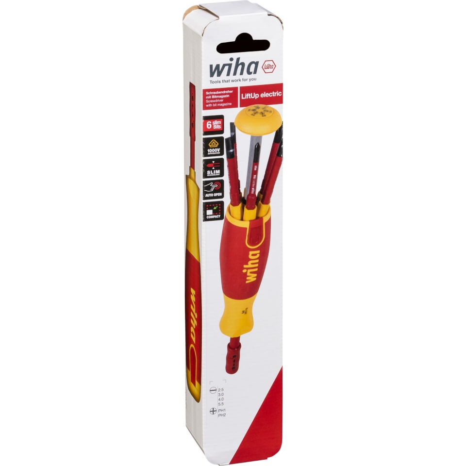 Wiha kruvikeeraja screwdriver with bit magazine LiftUp electric