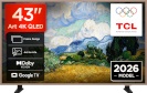TCL-televiisor 43" A400 Pro – 4K QLED Google TV