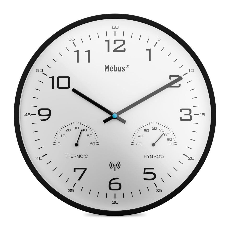 Mebus 52840 Funk Wanduhr