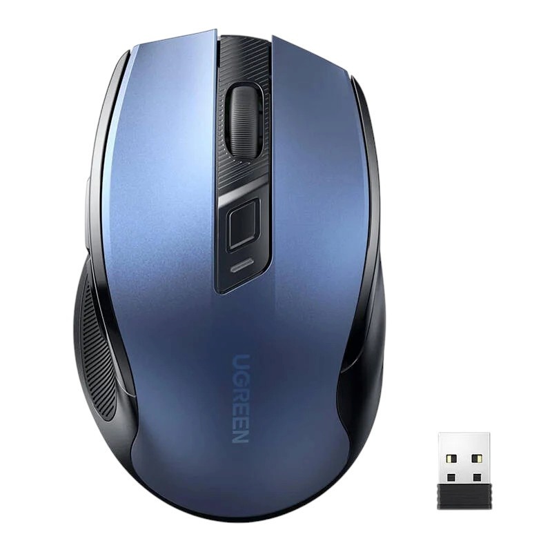 Ugreen hiir Wireless mouse silent click MU006 - sinine