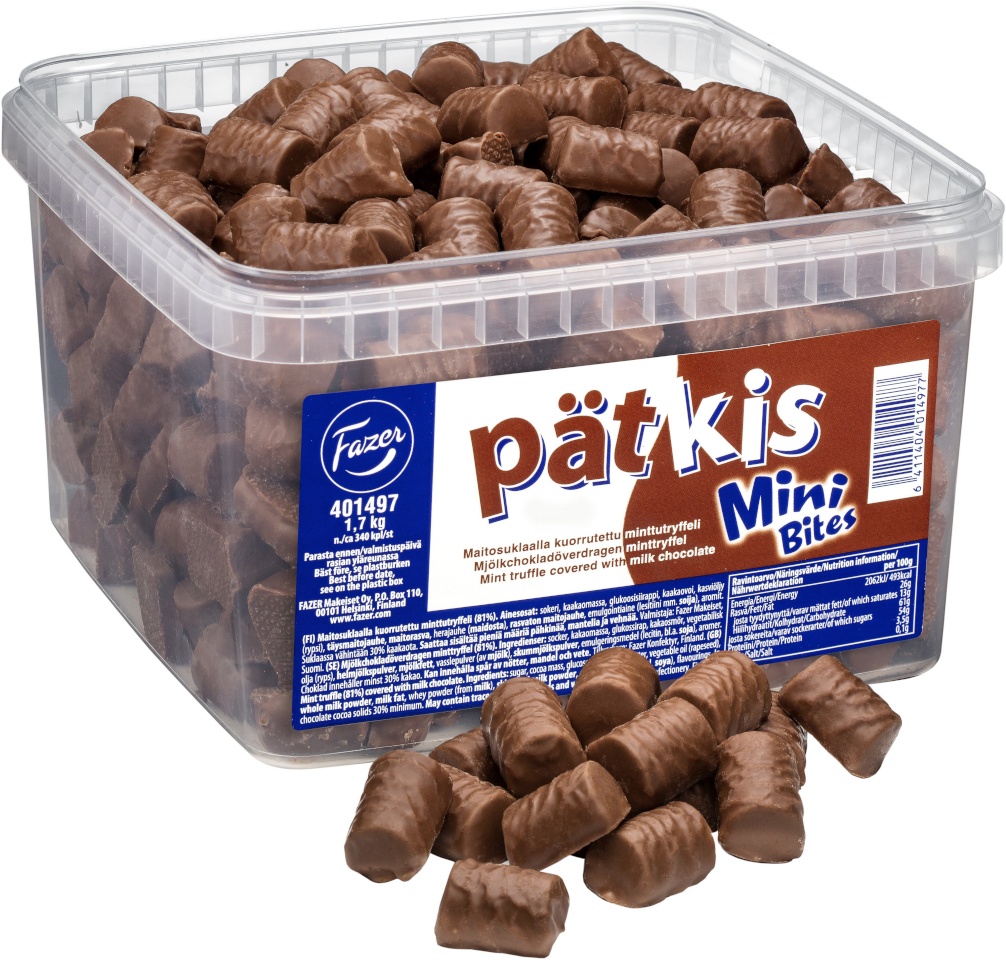 Fazer kommid Pätkis Mini Bites, 1,7kg