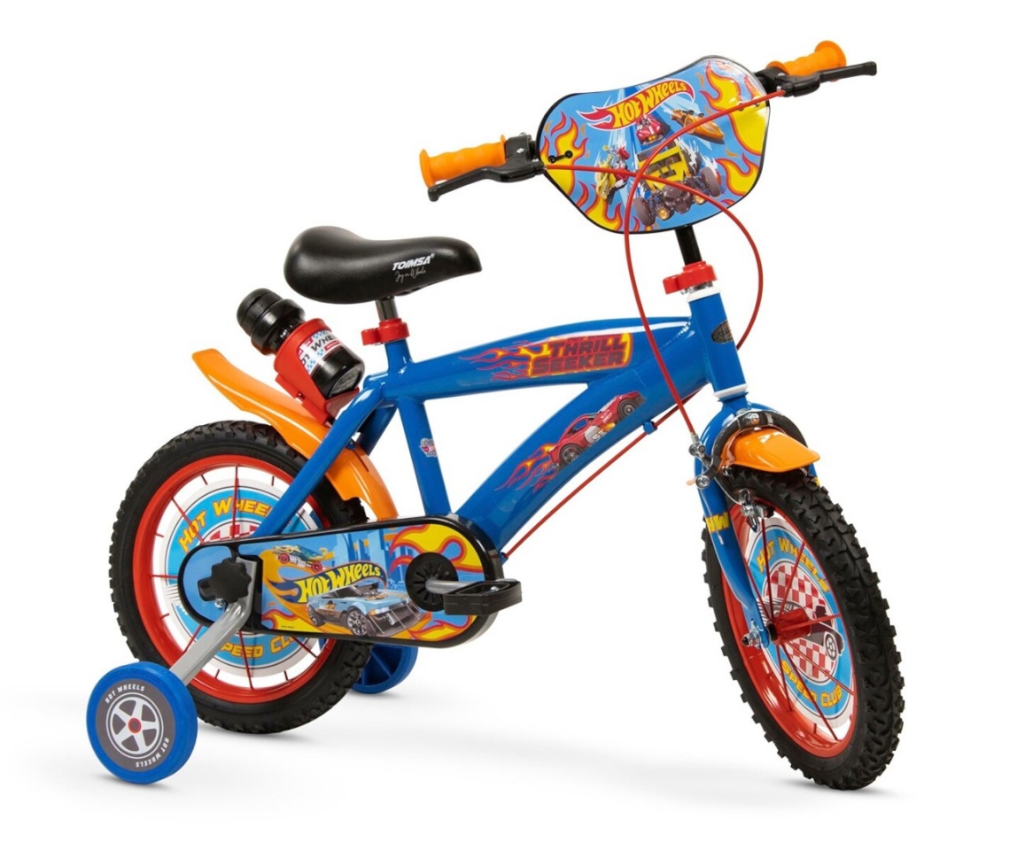 Toimsa laste jalgratas 14" HOT WHEELS 1468 sinine