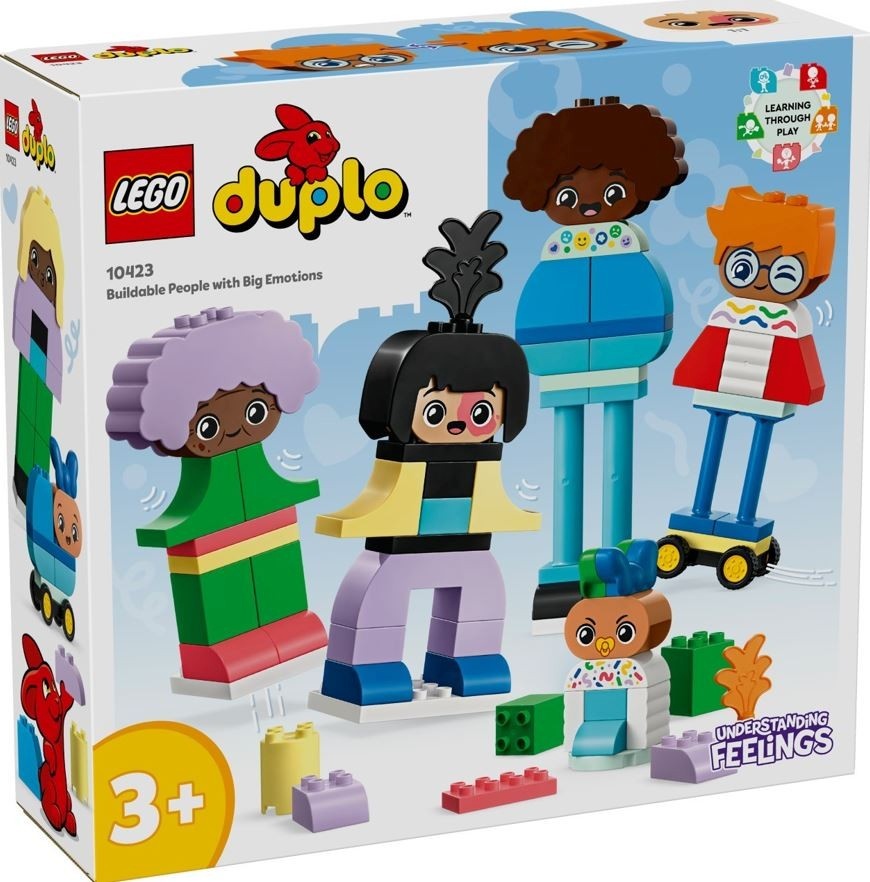 LEGO klotsid 10423 DUPLO Baubare Menschen mit großen Gefühlen
