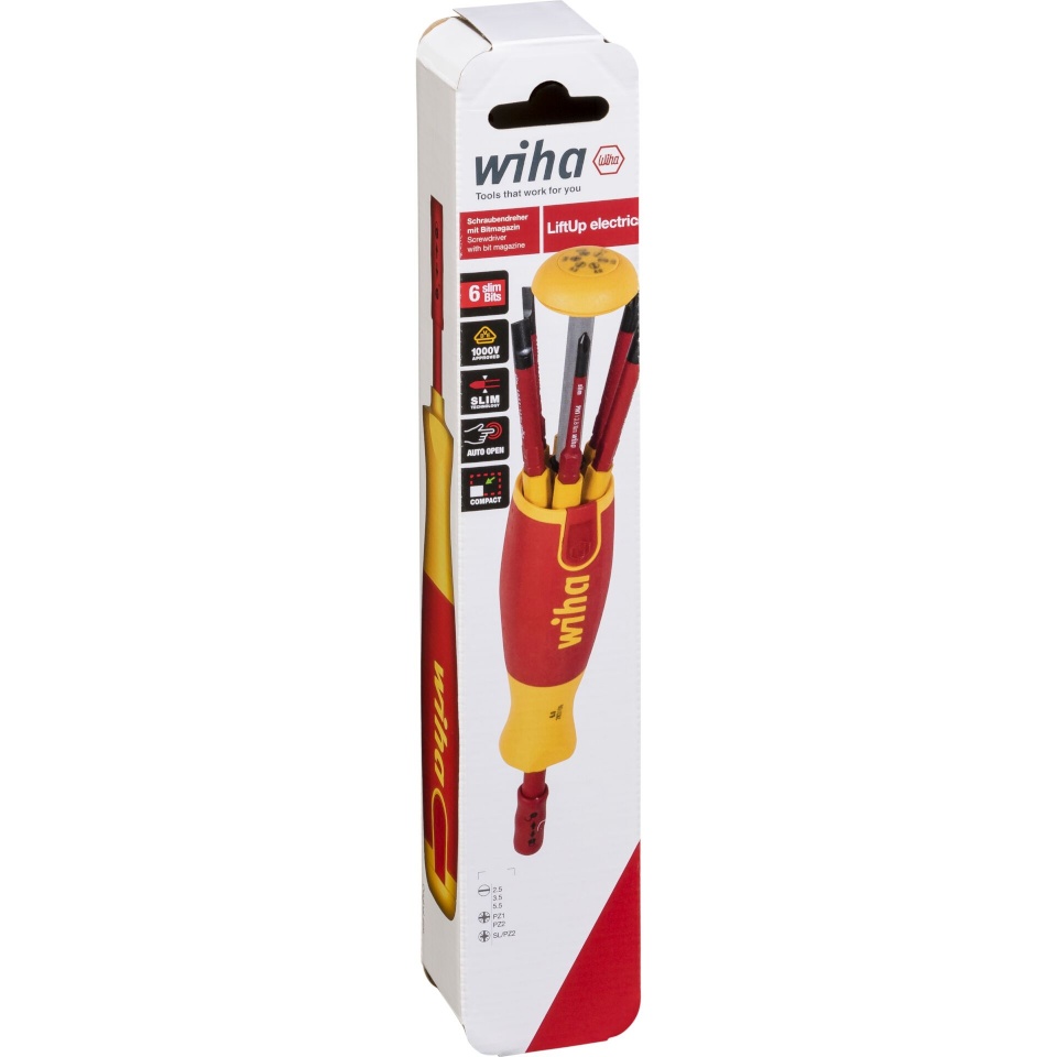 Wiha kruvikeeraja screwdriver with bit magazine LiftUp electric