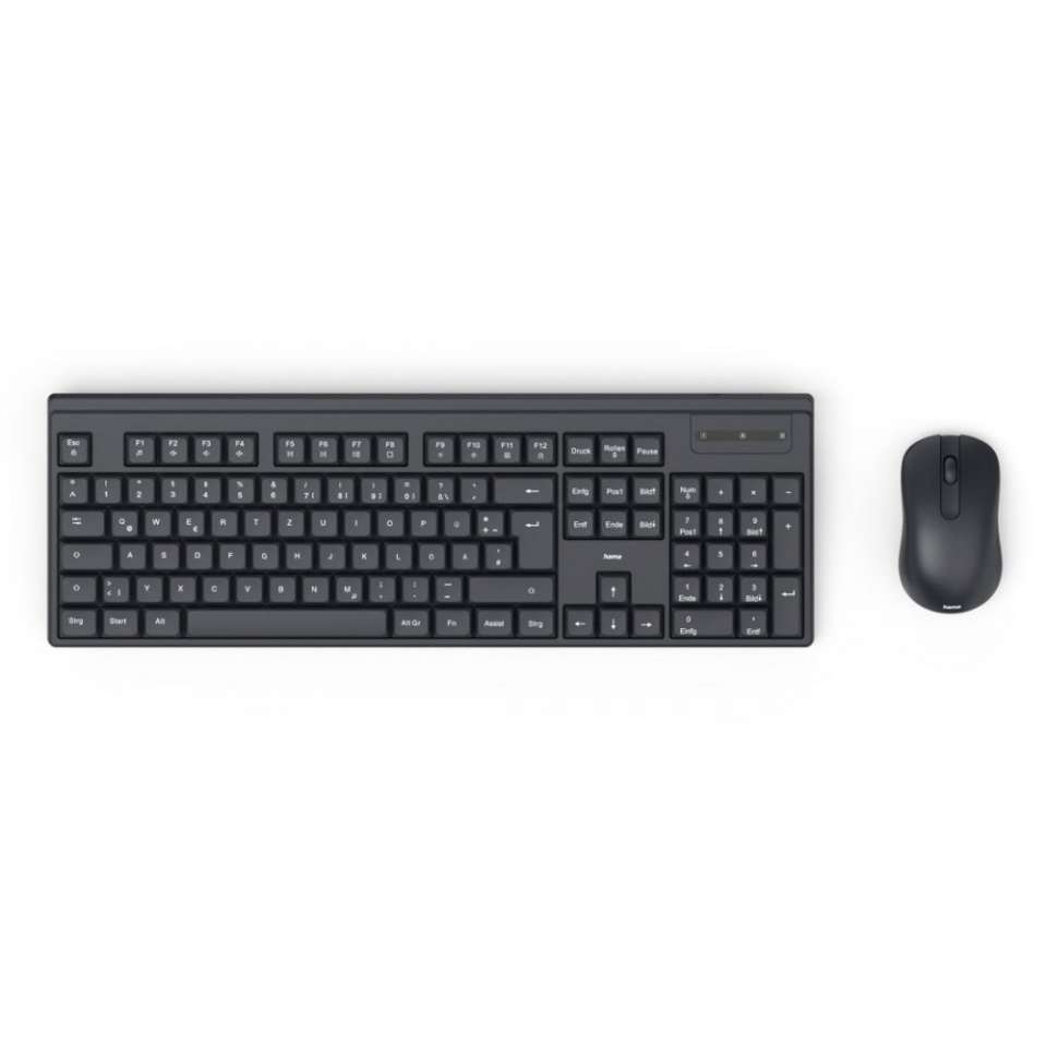 Hama klaviatuur Keyboard and Mouse Set WKM-100 must