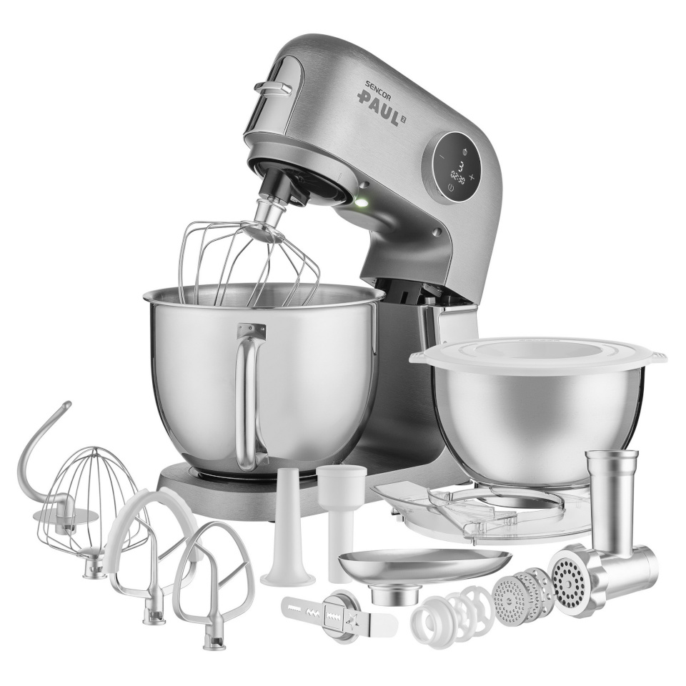Sencor köögikombain STM7740 Paul 2 Stand Mixer, hõbedane