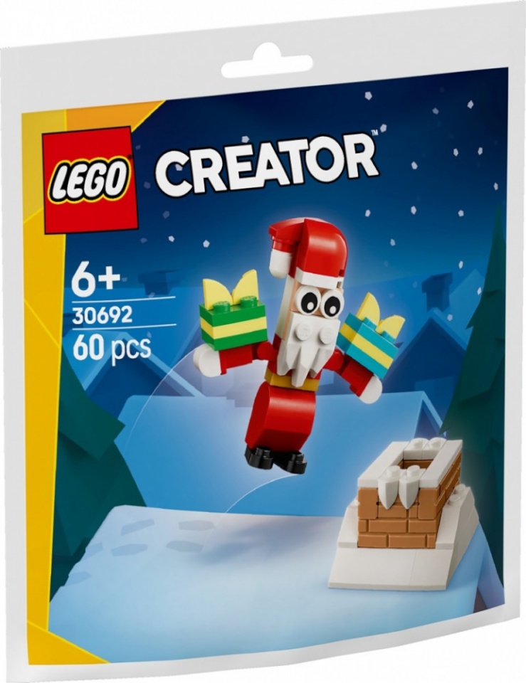 LEGO klotsid 30692 Creator Der Weihnachtsmann im Schornstein (Polybag)