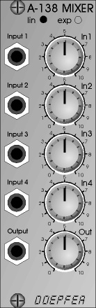 Doepfer A-138a mikser Eurorack moodul