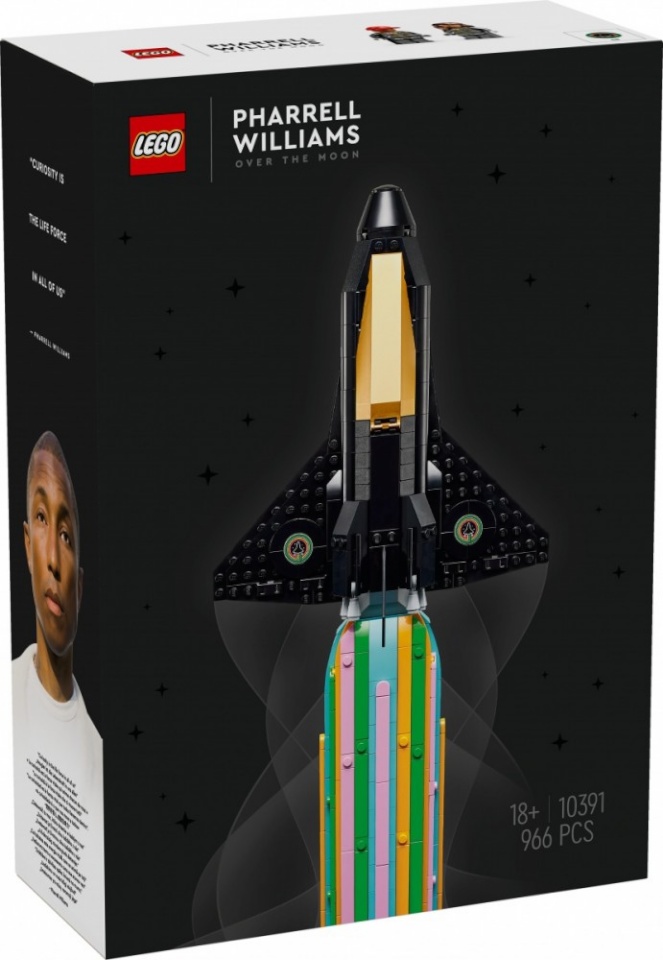 LEGO klotsid 10391 Icons Über dem Mond mit Pharrell Williams