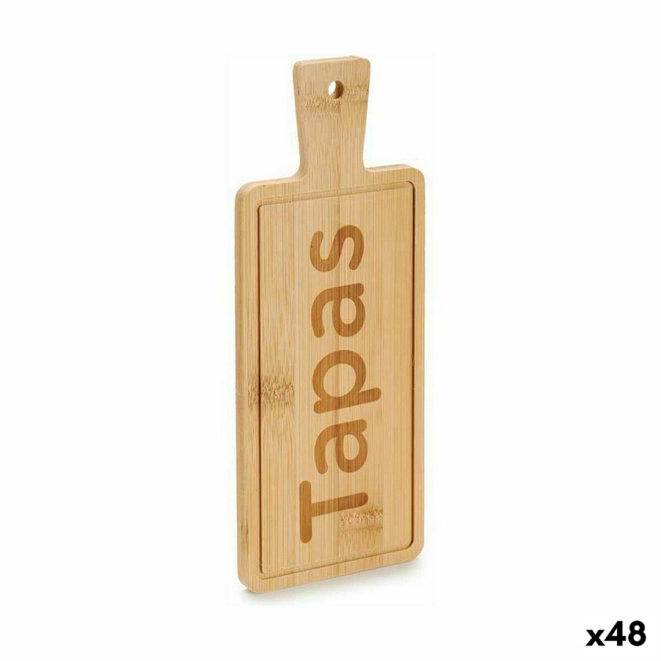 Kinvara Suupistete alus Käepidemega Bambus Laud 9x1x23cm (48tk)