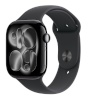 Apple Watch Series 11 46mm GPS + Cellular, M/L, Jet Black Aluminium, Sport Band, must