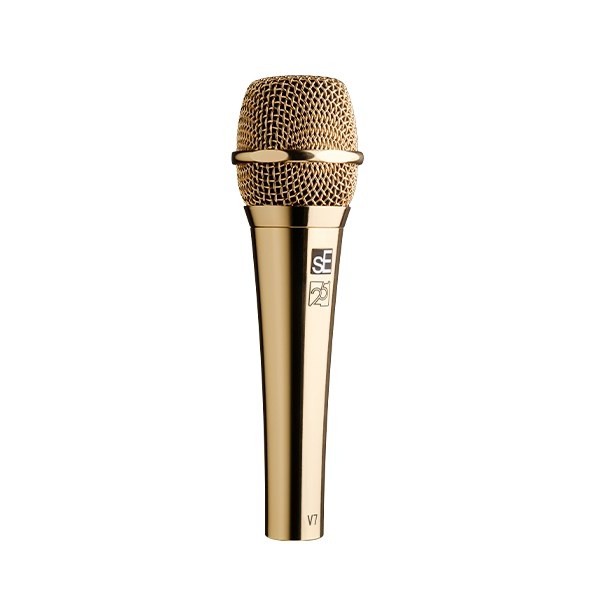 sE Electronics mikrofon V7 G-25AE - dynamic , kuldne (special edition)