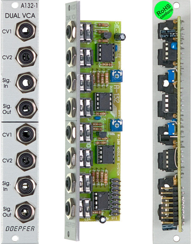 Doepfer A-132-1 kahepingega juhitav võimendi Eurorack moodul
