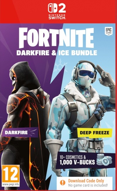 Nintendo Switch mäng 2 Fortnite Darkfire & Ice Bundle