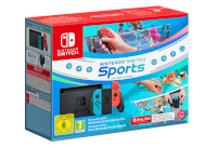Nintendo mängukonsool Switch Sports Set (neoonpunane/neoonsinine, inkl. Switch Sports, Beingurt & 3-monatige Switch Online Mitgliedschaft)