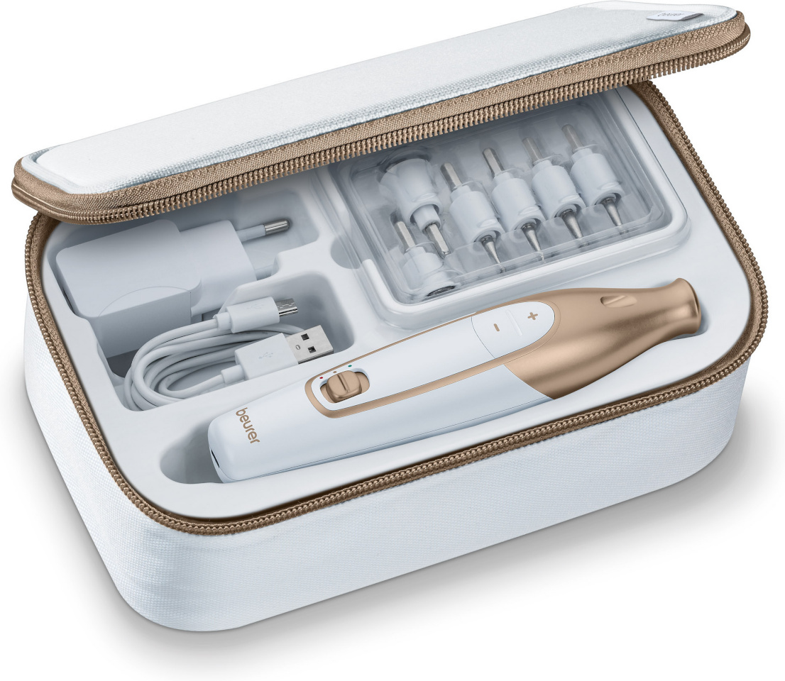 Beurer maniküüri/pediküüri komplekt MP64, valge/kuldne