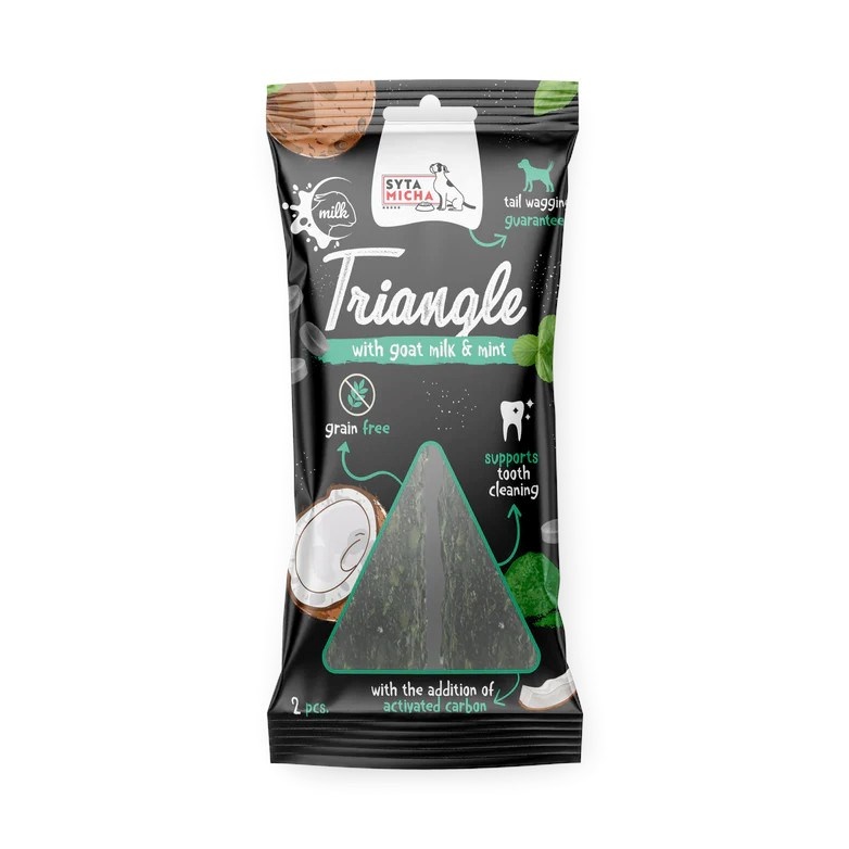 Syta Micha maius koerale Dental Triangle, 13 cm/2tk