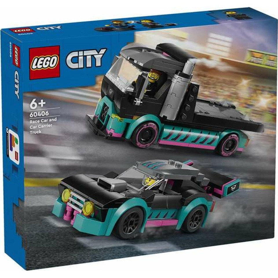 Lego klotsid konstruktor Coche de Carreras y Camion de Transporte Mitmevärviline
