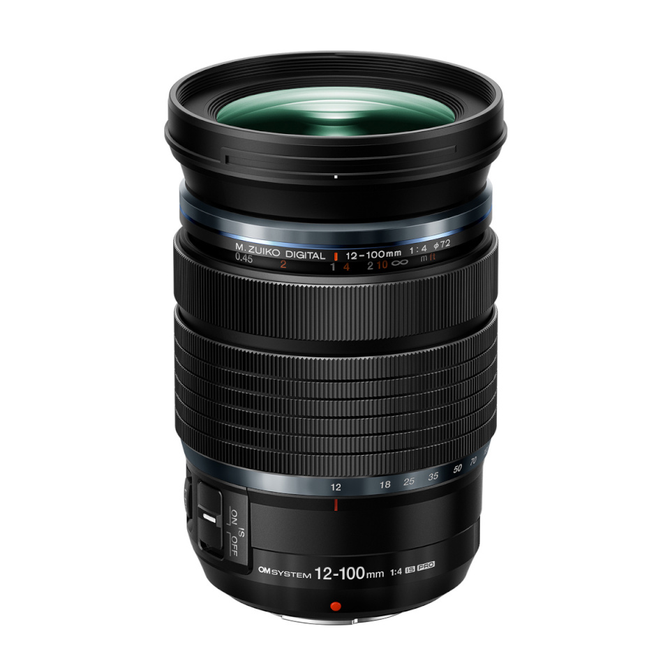 OM SYSTEM M.Zuiko ED 4.0/12-100mm IS PRO must, objektiiv