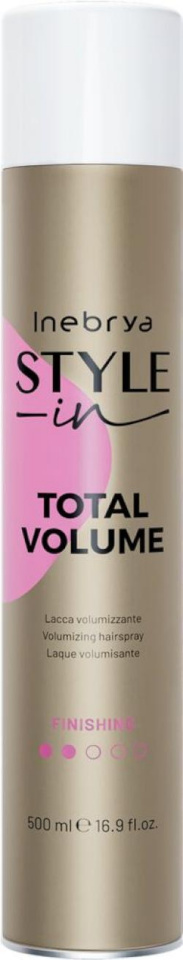 Inebrya juukselakk Style-In Total Volume 500ml, unisex