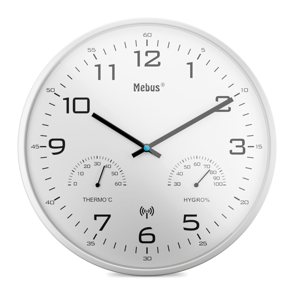 Mebus 52841 Funk Wanduhr