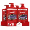 Old Spice Night Panther Meeste dušigeel ja šampoon, 4x1000ml