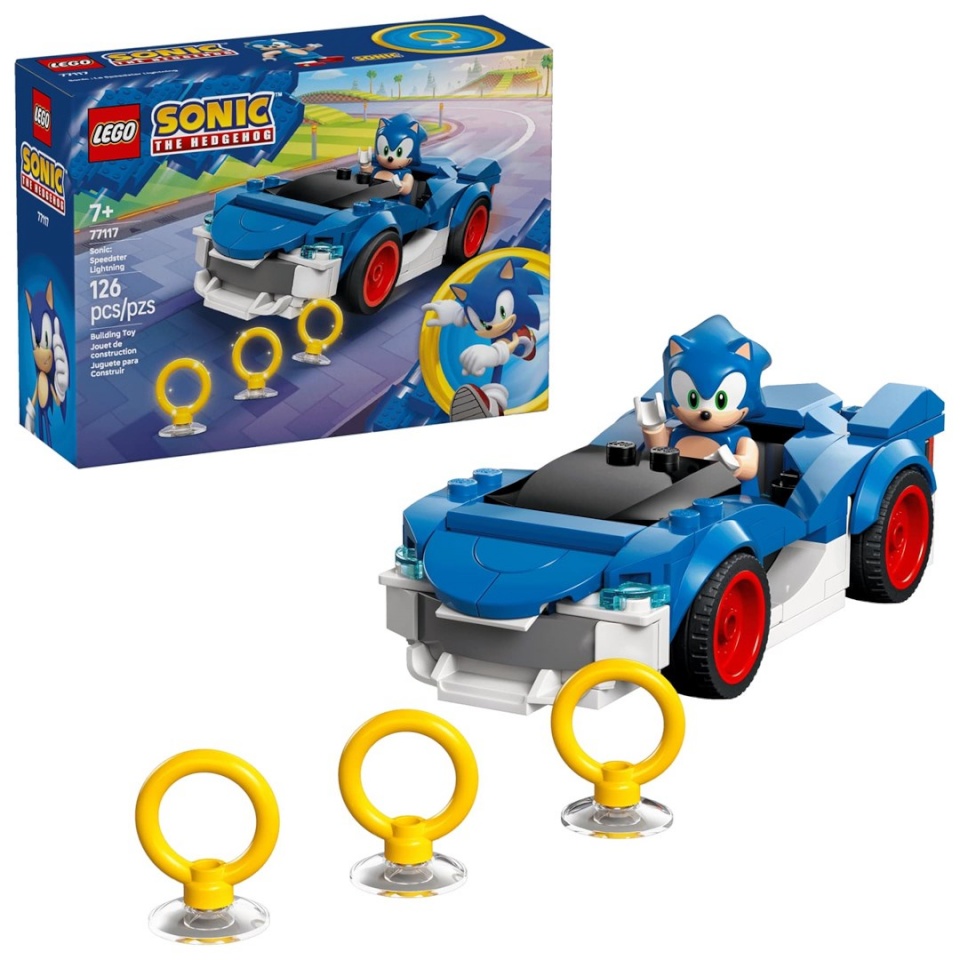Lego klotsid SONIC THE HEDGEHOG 77117 Sonic: Speedster Lightning