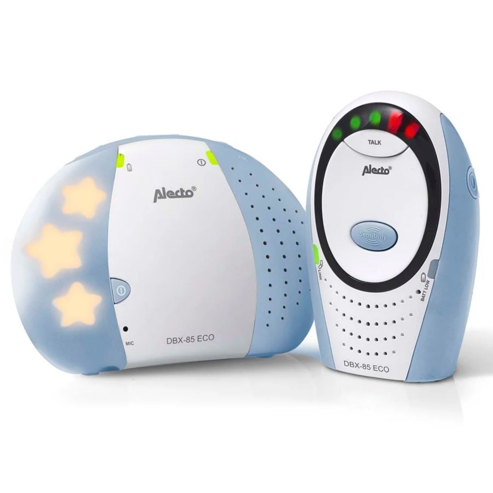 Alecto DECT Babyphone mit Full ECO-Modus ohne Kamera sinine