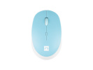 Natec hiir Mouse Harrier 2, Wireless, valge/sinine, Bluetooth