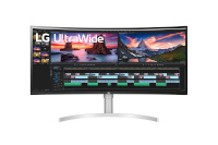 LG monitor 38" Quad HD+ QLED, valge