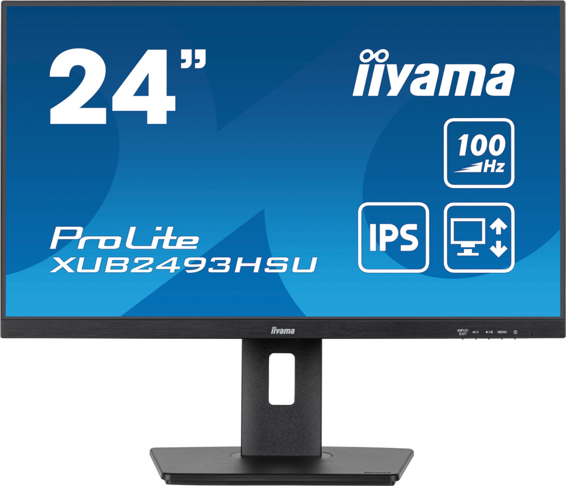 iiyama monitor 60.9cm (23.8") XUB2493HSU-B6 16:9 IPS HDMI+DP+2xUSB Retail