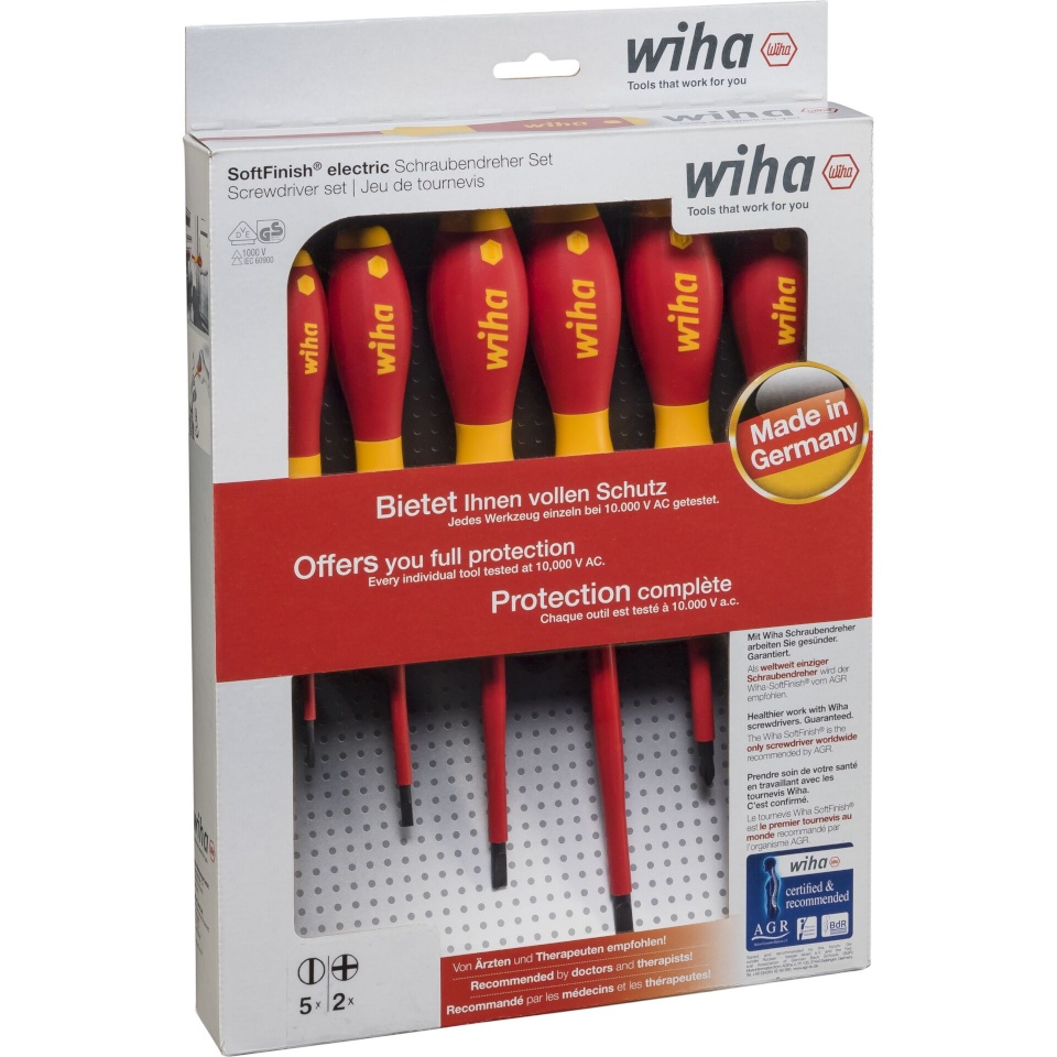 Wiha kruvikeerajate komplekt Screwdriver Set SoftFinish