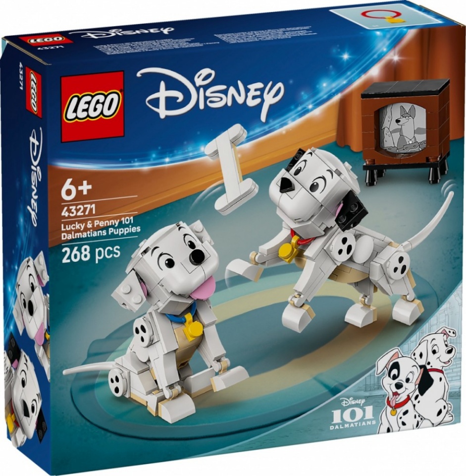 LEGO klotsid 43271 Disney Classic Die Welpen Lucky und Penny aus 101 Dalmatiner