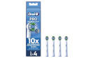 Braun lisaharjad Oral-B Pro Precision Clean Replacement Brushes, 4tk, valge