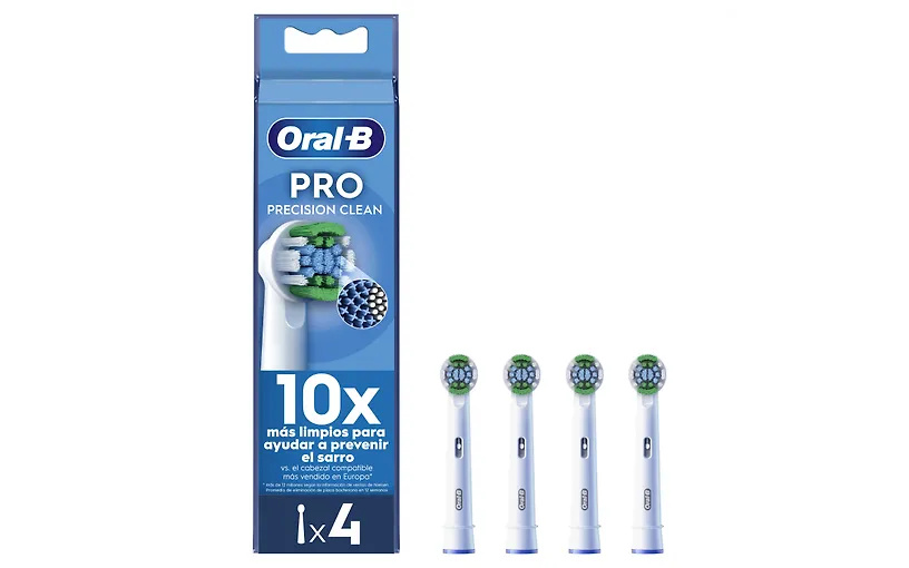 Braun lisaharjad Oral-B Pro Precision Clean Replacement Brushes, 4tk, valge