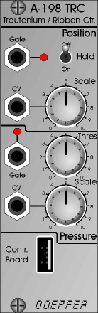 Doepfer A-198 Trautonium kontroller (ainult moodul) Eurorack moodul