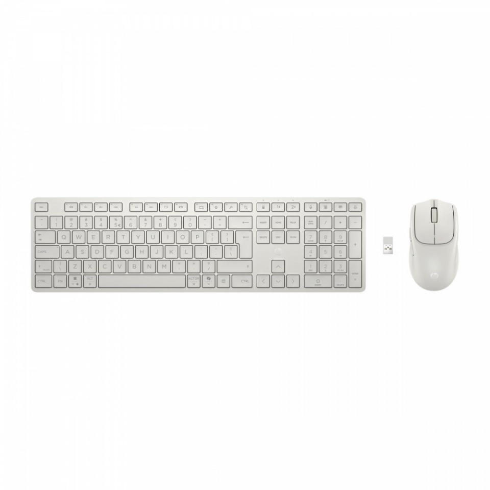 HyperX klaviatuur Mouse and Keyboard Combo 490C Multi-Device Dual-Mode valge BE1M5AA#ABB