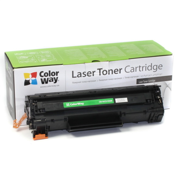 ColorWay Econom, toonerkassett Toner cartridge, must