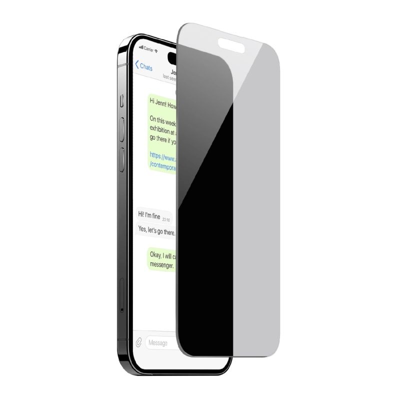 Puro Privacy Tempered Glass for iPhone 16 Plus/iPhone 15 Plus