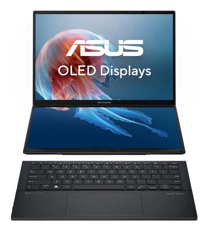 ASUS sülearvuti Zenbook Duo UX8406CA-QL055W - 14" WUXGA OLED, Ultra 9-285H, 16GB RAM, 1TB SSD, Windows 11