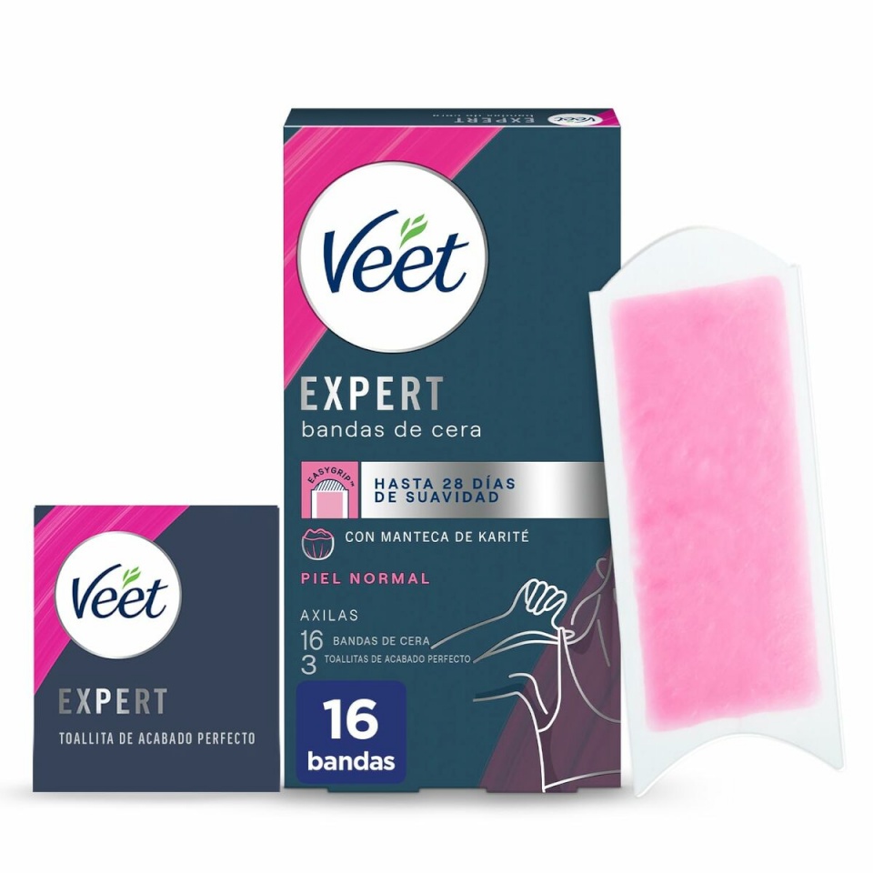 Veet kehakarvade eemaldusribad Expert Kaenlaalustele (16tk)