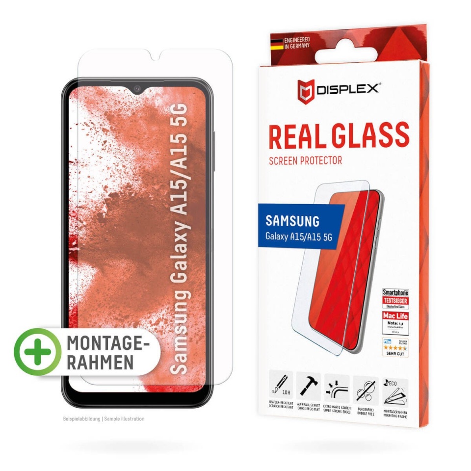 Displex kaitseklaas Samsung Galaxy A15/15 5G Real 2D Glass By Transparent