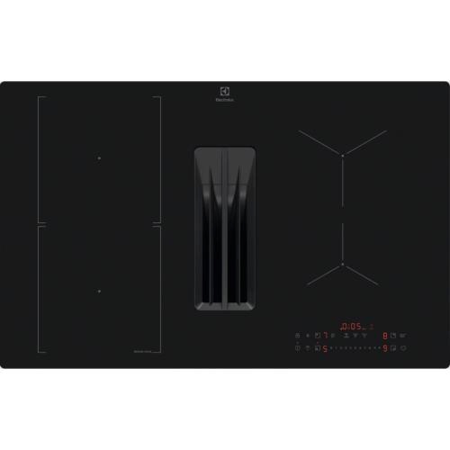 Electrolux Õhupuhastiga pliidiplaat , 4 x induktsioon, 80 cm, SaphirMatt SE, 650 m3/h, 71 dB, lõigatud servad