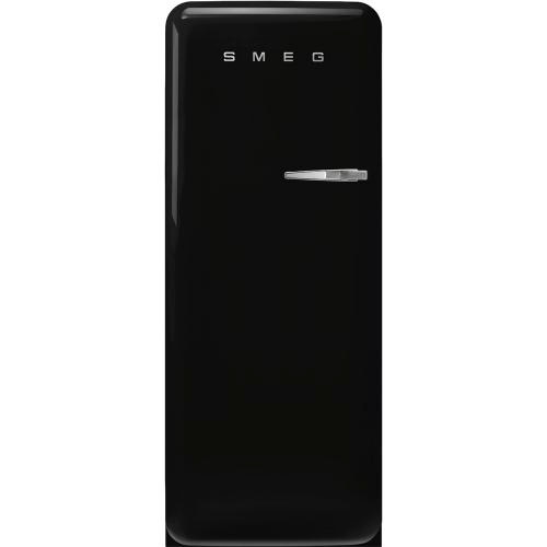 Smeg külmik FAB28LBL6 50-ndate stiil, 153cm, 244/26 l, 35dB, mehaaniline juhtimine, must