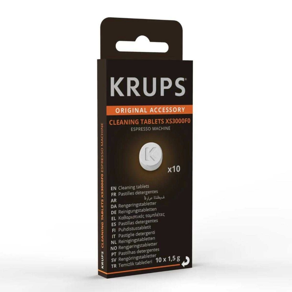 Krups puhastustabletid XS 3000 FO Cleaning Tablets, 10tk